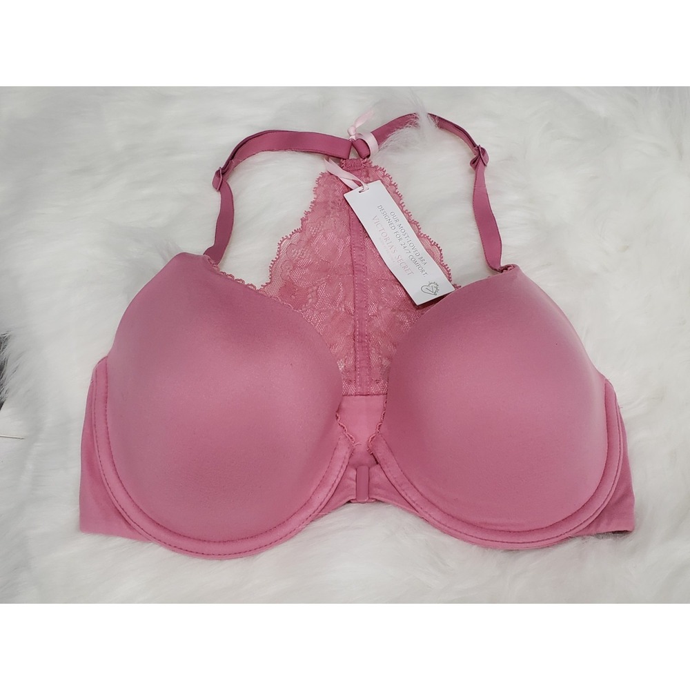 32DD FRONT CLOSURE VICTORIAS SECRET Body By Victoria Racerback Semi Demi Bra